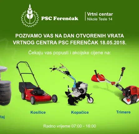 Dan otvorenih vrata Vrtnog centra PSC Ferenčak