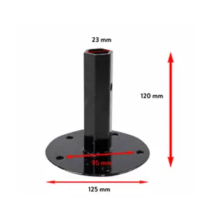 ADAPTER KOPAČICE GF KRUG - 6.KUT, 5 RUPA