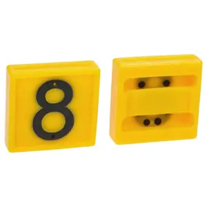 BROJ ZA OZNAČAVANJE  8 ŽUTA