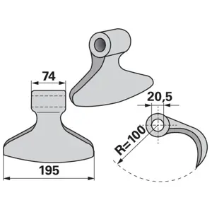 ČEKIĆ MALČERA BPT FI20.5/75/200/R100 PERFECT