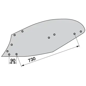 DASKA PLUGA KVERNELAND 14-20"L