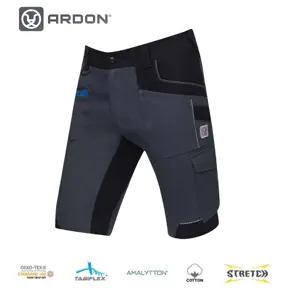 HLAČE KRATKE 4XSTRETCH-52 SIVE