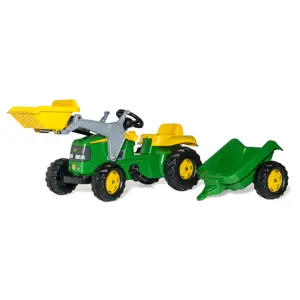 IGRAČKA TRAKTOR JD+UTOVARIVAČ+PRIKOLICA