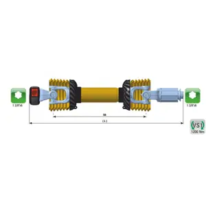 KARDAN C LINE 6 VS1 1200 Nm KK 760