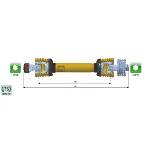 KARDAN C LINE 8 TS 1800Nm 1 3/4-1 3/8 Z6 KK 660