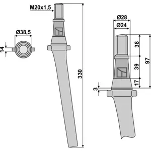 KLIN ROTO DRLJAČE FERABOLI LB6 L-330