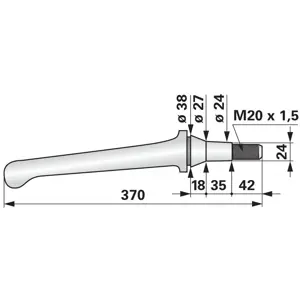 KLIN ROTO DRLJAČE LELY 370/94/24/27/20x1.5