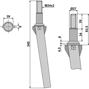 KLIN ROTO DRLJAČE VIGOLO 345/84/M24