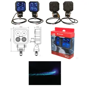 LAMPA RADNA LED 1000 Lm 9W PLAVA