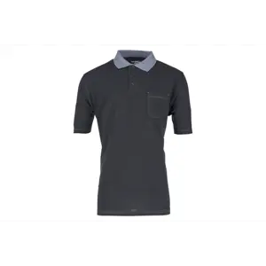 MAJICA POLO K.R.-L CRNO/SIVA