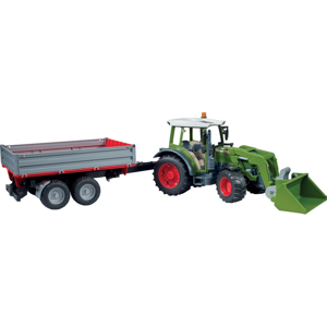 MAKETA IGRAČKE TRAKTOR FENDT+UTOVARIVAČ+PRIKOL