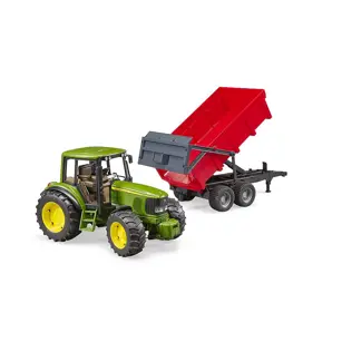 MAKETA IGRAČKE TRAKTOR JD 6920 + PRIKOLICA