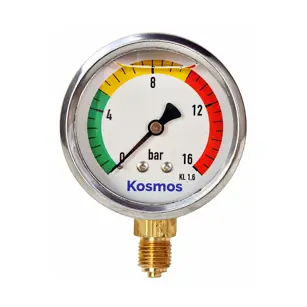 MANOMETAR 0-16 BARA 1/4" KOSMOS