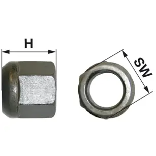 MATICA KOTAČA M 20X1.5 KONUS