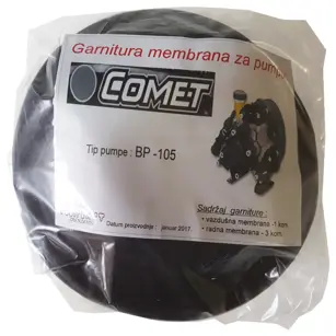 MEMBRANA COMET BP105 GARNITURA POLIP.