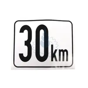 NALJEPNICA OGRANIČ.BRZ.30 KM