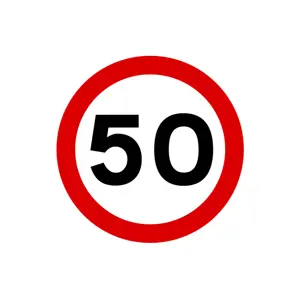 NALJEPNICA OGRANIČ.BRZ.50 KM B/C