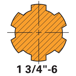 OSOVINA KARDANSKA 1 3/4 Z6 L-300