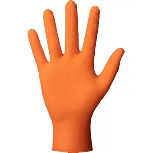 RUKAVICA POWERGRIP M- JEDNOKRATNE NARANČASTE