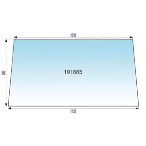 STAKLO KABINE IMT 540-577 PREDNJE
