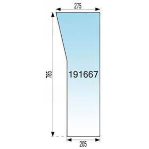 STAKLO KABINE IMT 540-577 PREDNJE DONJE