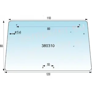 STAKLO KABINE IMT 542 ZADNJE